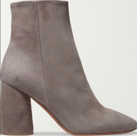 Vince Ridley Grey Suede Ankle Boots Size 7.5 - Picture 5 of 13